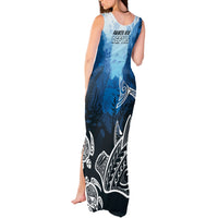 World Ocean Day Pasifika Tank Maxi Dress Awaken New Depths LT7 - Polynesian Pride