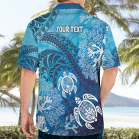 Hawaii World Ocean Day Hawaiian Shirt Kakau Turtles