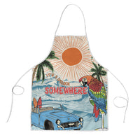 Summer Holiday It's 5 o'clock Somewhere Vintage Hawaii Apron LT7 Colorful - Polynesian Pride