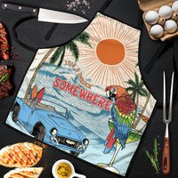 Summer Holiday It's 5 o'clock Somewhere Vintage Hawaii Apron LT7 Colorful - Polynesian Pride