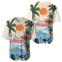 Summer Holiday It's 5 o'clock Somewhere Vintage Hawaii Baseball Jersey LT7 - Polynesian Pride