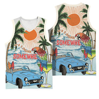 Summer Holiday It's 5 o'clock Somewhere Vintage Hawaii Basketball Jersey LT7 - Polynesian Pride