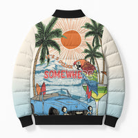 Summer Holiday It's 5 o'clock Somewhere Vintage Hawaii Bomber Puffer Jacket LT7 - Polynesian Pride