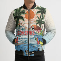 Summer Holiday It's 5 o'clock Somewhere Vintage Hawaii Bomber Puffer Jacket LT7 - Polynesian Pride