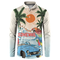 Summer Holiday It's 5 o'clock Somewhere Vintage Hawaii Button Sweatshirt LT7 Colorful - Polynesian Pride