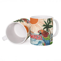 Summer Holiday It's 5 o'clock Somewhere Vintage Hawaii Ceramic Mug LT7 - Polynesian Pride