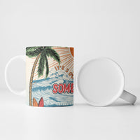 Summer Holiday It's 5 o'clock Somewhere Vintage Hawaii Ceramic Mug LT7 - Polynesian Pride