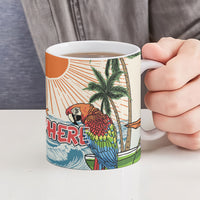 Summer Holiday It's 5 o'clock Somewhere Vintage Hawaii Ceramic Mug LT7 - Polynesian Pride