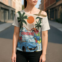Summer Holiday It's 5 o'clock Somewhere Vintage Hawaii Cross Shoulder Shirt LT7 - Polynesian Pride