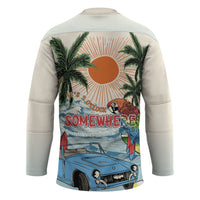 Summer Holiday It's 5 o'clock Somewhere Vintage Hawaii Hockey Jersey LT7 - Polynesian Pride