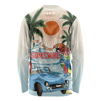 Summer Holiday It's 5 o'clock Somewhere Vintage Hawaii Long Sleeve Shirt LT7 - Polynesian Pride