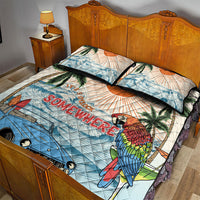 Summer Holiday It's 5 o'clock Somewhere Vintage Hawaii Quilt Bed Set LT7 - Polynesian Pride