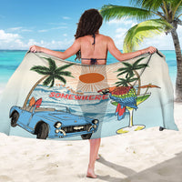 Summer Holiday It's 5 o'clock Somewhere Vintage Hawaii Sarong LT7 - Polynesian Pride