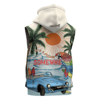Summer Holiday It's 5 o'clock Somewhere Vintage Hawaii Sleeveless Hoodie LT7 - Polynesian Pride