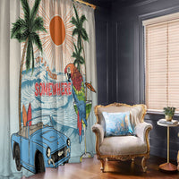 Summer Holiday It's 5 o'clock Somewhere Vintage Hawaii Window Curtain LT7 - Polynesian Pride