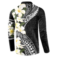 Aloha Hawaii Festive Button Sweatshirt Frangipani Lace Classic