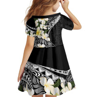 Aloha Hawaii Festive Family Matching Off Shoulder Short Dress and Hawaiian Shirt Frangipani Lace Classic