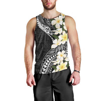 Aloha Hawaii Festive Men Tank Top Frangipani Lace Classic