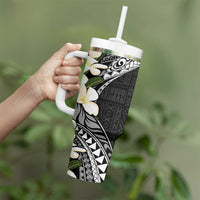 Aloha Hawaii Festive Tumbler With Handle Frangipani Lace Classic