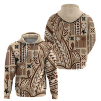 Samoa Tapa Hoodie Siapo Mix Tatau Patterns LT7 - Polynesian Pride
