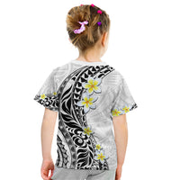 Hawaii Aloha Kid T Shirt Plumeria Vintage - White LT7 - Polynesian Pride