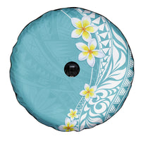 Hawaii Aloha Spare Tire Cover Plumeria Vintage - Turquoise LT7 - Polynesian Pride