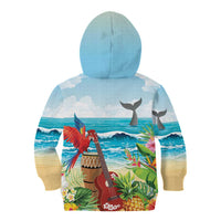Aloha Honolulu Festival Kid Hoodie Ukulele By The Shore LT7 - Polynesian Pride