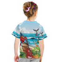 Aloha Honolulu Festival Kid T Shirt Ukulele By The Shore LT7 - Polynesian Pride