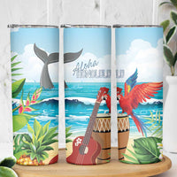 Aloha Honolulu Festival Skinny Tumbler Ukulele By The Shore