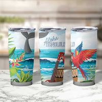 Aloha Honolulu Festival Tumbler Cup Ukulele By The Shore LT7 - Polynesian Pride