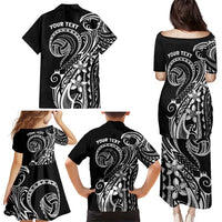 Polynesia Beach Volleyball Personalized Family Matching Puletasi and Hawaiian Shirt Basic