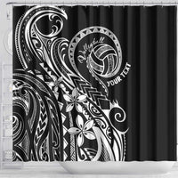 Polynesia Beach Volleyball Personalized Shower Curtain Basic