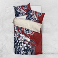 Polynesia Beach Volleyball Personalized Bedding Set Special LT7 US Twin 172cm x 218cm Red Blue - Polynesian Pride