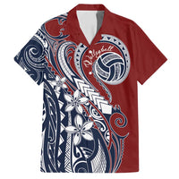 Polynesia Beach Volleyball Personalized Family Matching Long Sleeve Bodycon Dress and Hawaiian Shirt Special
