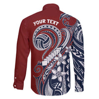 Polynesia Beach Volleyball Personalized Family Matching Off Shoulder Short Dress and Hawaiian Shirt Special