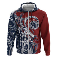 Polynesia Beach Volleyball Personalized Zip Hoodie Special