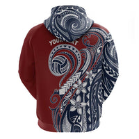 Polynesia Beach Volleyball Personalized Zip Hoodie Special