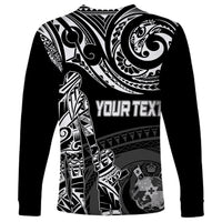 Personalised Father's Day Tonga Long Sleeve Shirt Polynesian Dad & Kid LT7 - Polynesian Pride