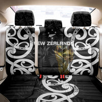 New Zealand WC2026 Black Back Car Seat Cover Silver Fern LT7 - Polynesian Pride