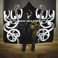New Zealand WC2026 Black Hooded Blanket Silver Fern LT7 - Polynesian Pride