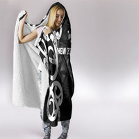 New Zealand WC2026 Black Hooded Blanket Silver Fern LT7 - Polynesian Pride