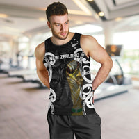 New Zealand WC2026 Custom Black Men Tank Top Silver Fern LT7 Black - Polynesian Pride