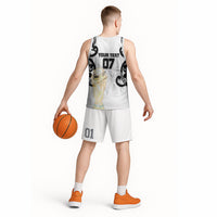 New Zealand WC2026 Custom White Basketball Jersey Silver Fern LT7 - Polynesian Pride