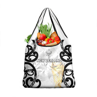 New Zealand WC2026 White Grocery Bag Silver Fern LT7 1-pack One Size White - Polynesian Pride
