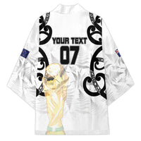 New Zealand WC2026 Custom White Kimono Silver Fern LT7 - Polynesian Pride