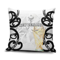 New Zealand WC2026 White Pillow Cover Silver Fern LT7 White - Polynesian Pride