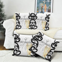 New Zealand WC2026 White Pillow Cover Silver Fern LT7 - Polynesian Pride