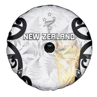 New Zealand WC2026 White Spare Tire Cover Silver Fern LT7 - Polynesian Pride
