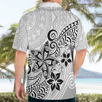Polynesia Hawaiian Shirt Plumeria White Curves LT7 - Polynesian Pride