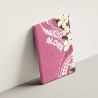 Aloha Hawaii Festive Canvas Wall Art Frangipani Lace Classic - Rosy